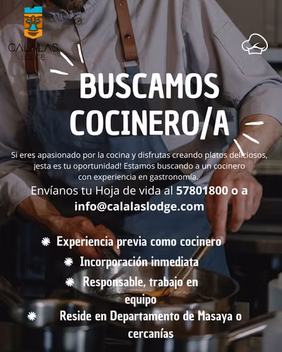Buscamos Cocinero/a