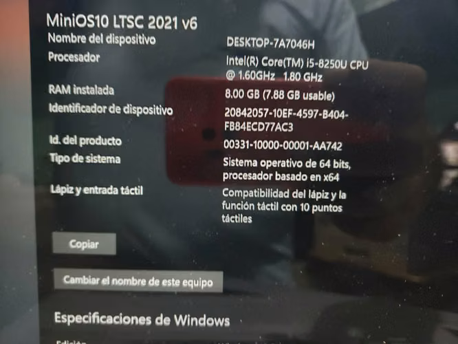 Laptops HP14 Pantalla Touch Intel Core I5 Octava Generación - Imagen 4