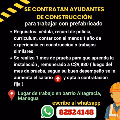 AYUDANTE DE CONSTRUCCION