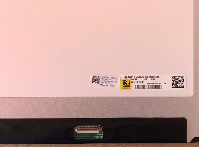 Pantalla para laptops de 15.6 pulgadas Slim de 30 pines formato Flat