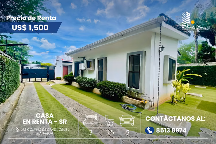 Casa en Renta en Colinas de Santa Cruz - SR