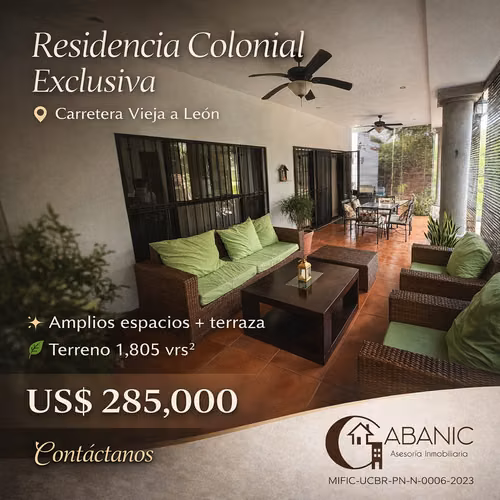 COLONIAL STYLE HOUSE FOR SALE