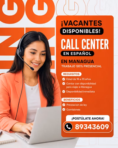  ¡Estamos Contratando! | Call Center en Español