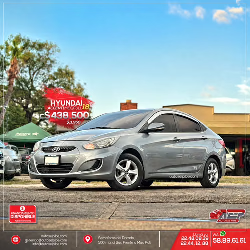 ACCENT BLUE 2018 MEC SEDAN NUNCA CHOCADO