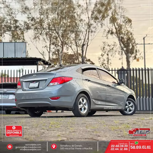 ACCENT BLUE 2018 MEC SEDAN NUNCA CHOCADO