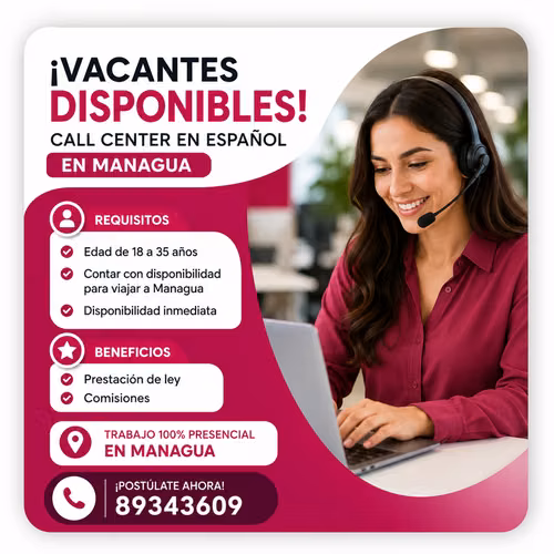  ¡Estamos Contratando! | Call Center en Español