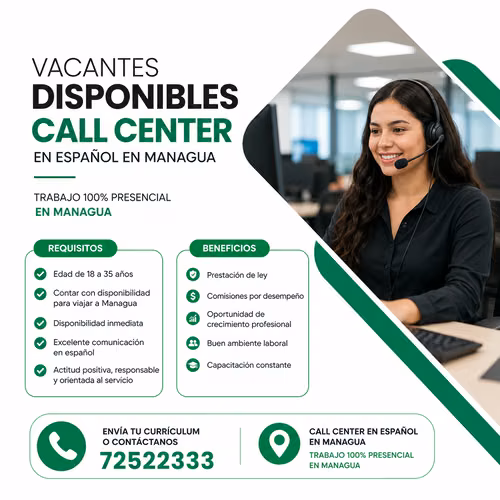  ¡Estamos Contratando! | Call Center en Español