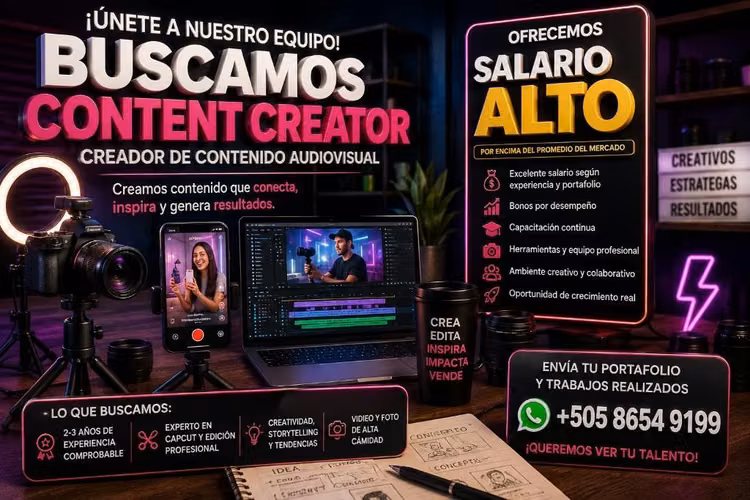 Content Creator / Creador de Contenido Audiovisual