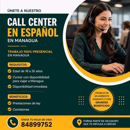  ¡Estamos Contratando! | Call Center en Español