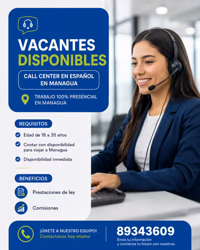  ¡Estamos Contratando! | Call Center en Español