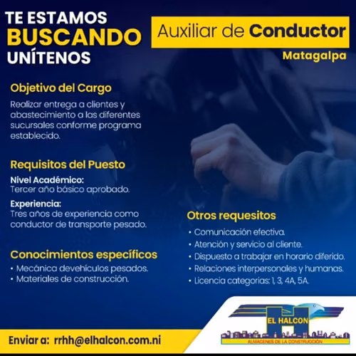 Auxiliar de Conductor