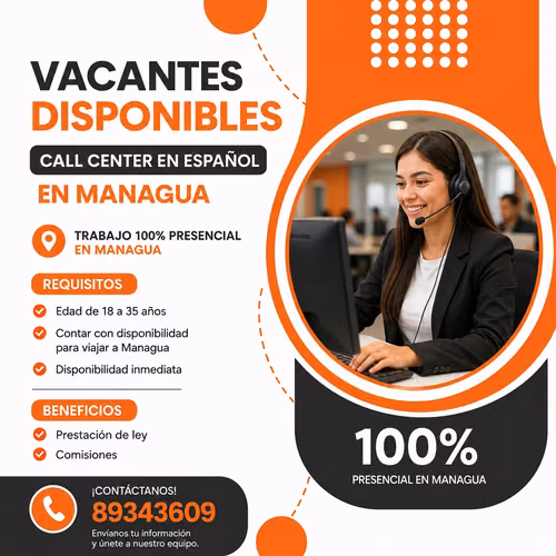  ¡Estamos Contratando! | Call Center en Español