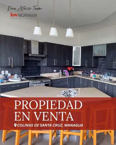 ¡En venta! Moderna propiedad en Colinas de Santa Cruz, Managua.