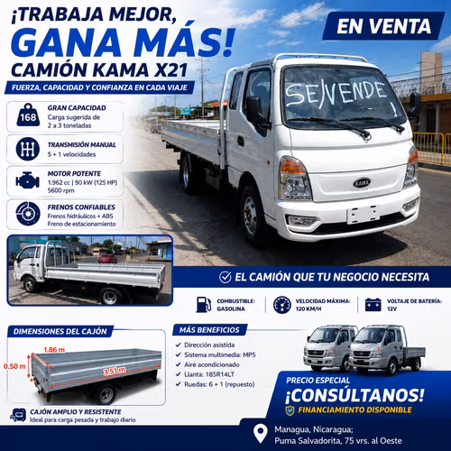Camión Marca Kama X21