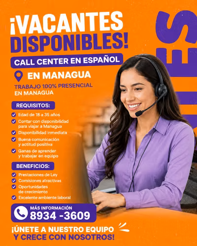  ¡Estamos Contratando! | Call Center en Español