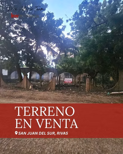 ¡En venta! Terreno para desarrollar en San Juan del Sur, Rivas.