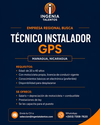 Técnico instalador de GPS