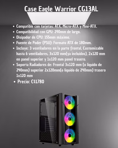 Gabinetes de PC, Gamers y de oficica - Imagen 3
