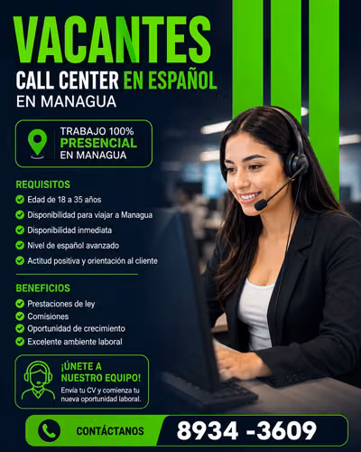  ¡Estamos Contratando! | Call Center en Español