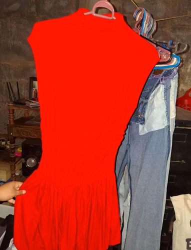  VESTIDO ROJO NUEVO  - Imagen 3