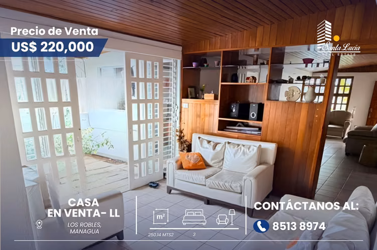 Casa en Venta en Los Robles ideal para inversión - LL