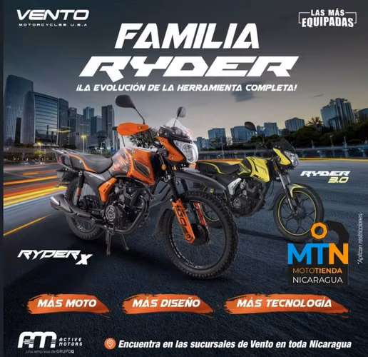 Motos Vento y TVS 2027 