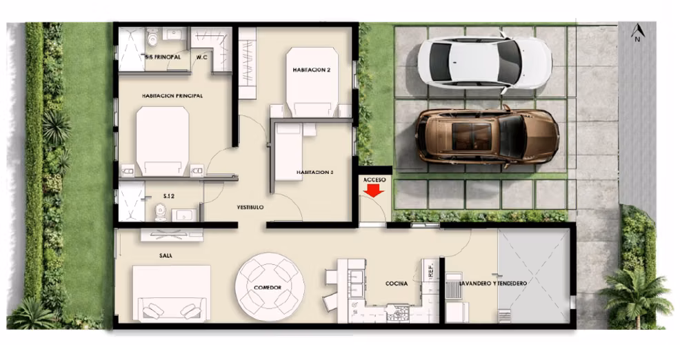 CASA EN PRECONSTRUCCIÓN EN VENTA – COLINAS DE SANTA CRUZ, MANAGUA