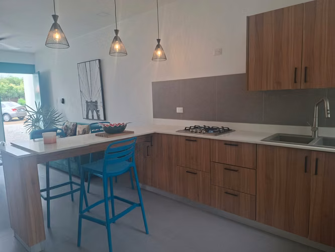 RENTA DE APARTAMENTOS NUEVOS Y MODERNOS CON MUEBLES !!LAM