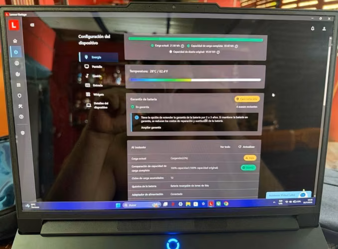Latop gamer legión pro 7