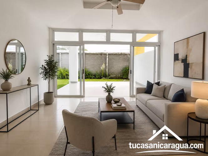 Rento casa moderna de una planta en condominio - Imagen 8