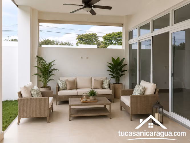 Rento casa moderna de una planta en condominio - Imagen 11