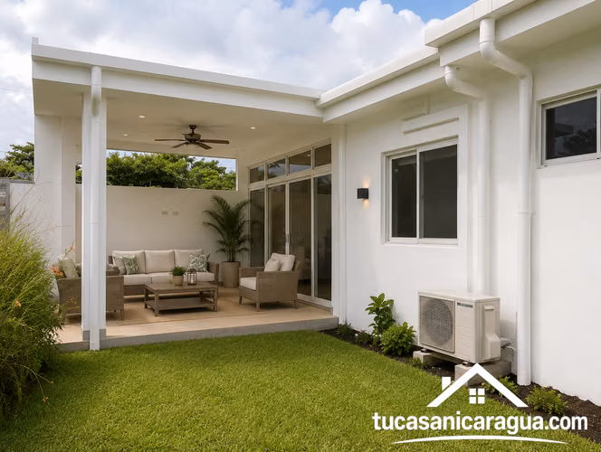 Rento casa moderna de una planta en condominio - Imagen 12
