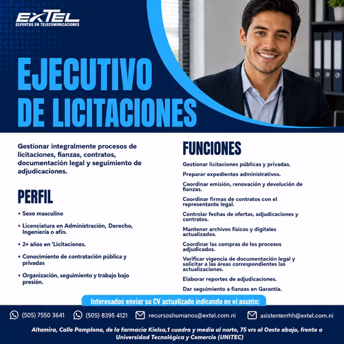 Ejecutivo de Licitaciones