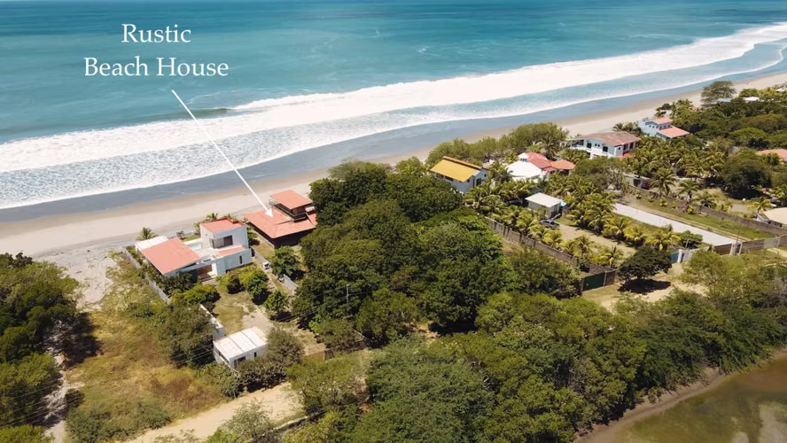 Rustic Beachfront Home Playa Guasacate