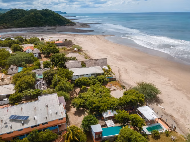 Commercial Beachfront Yaltas Inn Hotel at Playa Guasacate