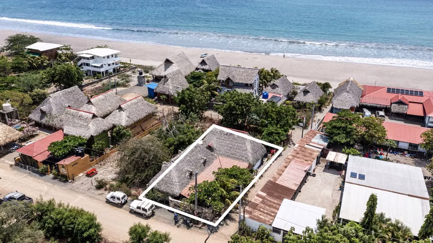Commercial Beach Guest House in Playa Guasacate Nicaragua