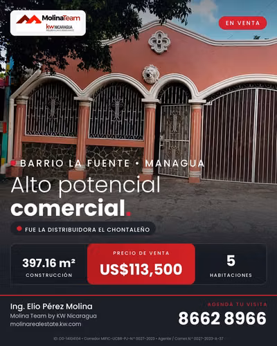 EXCLUSIVE PROPERTY FOR SALE - THE SOURCE, MANAGUA