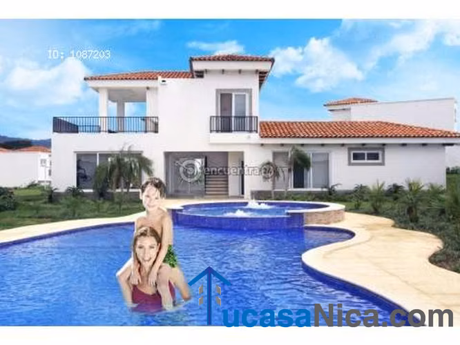 RENT HOUSE FURNISHED WITH 5 ROOMS IN THE HILLS, MANAGUA