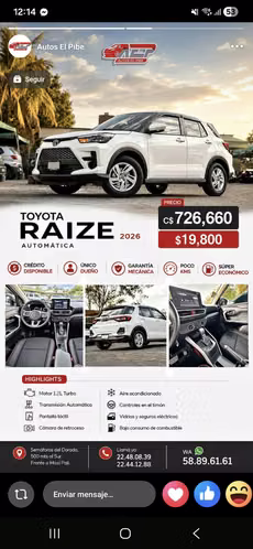 RAIZE 2026 ATM COMO NUEVA APROVECHEN NAVE - Imagen 7