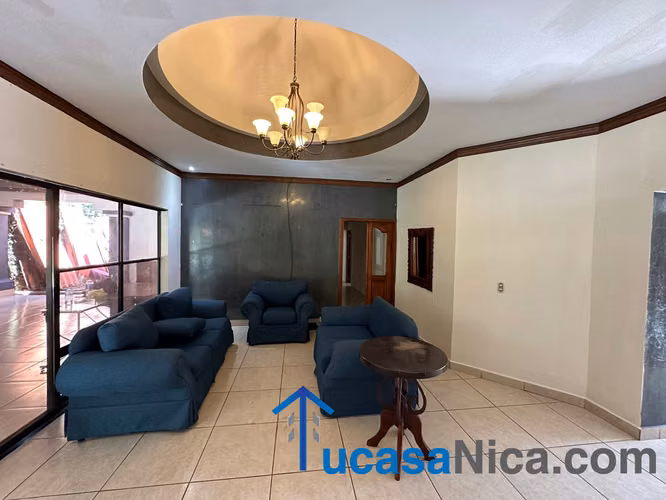 SE RENTA CASA CON PISCINA EN SANTO DOMINGO, MANAGUA - Imagen 8