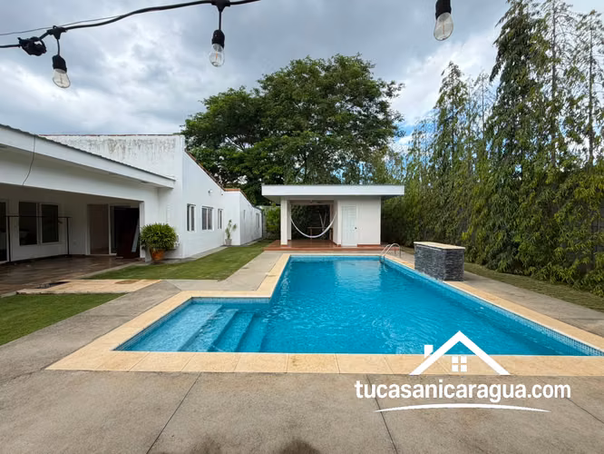 SE RENTA CASA CON PISCINA EN LAS COLINAS, MANAGUA - Imagen 2