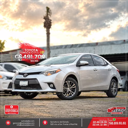 COROLLA 2016 AUTOMÁTICO JAPONES UNICO DUEÑO - Imagen 8