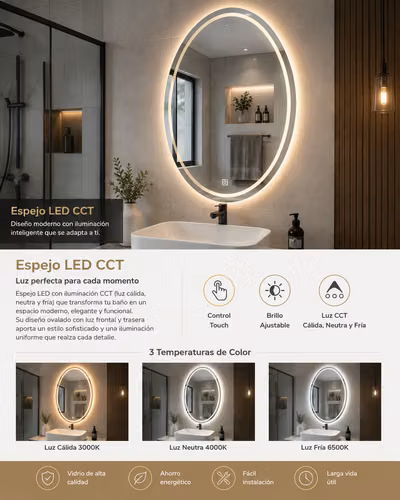 Espejos led