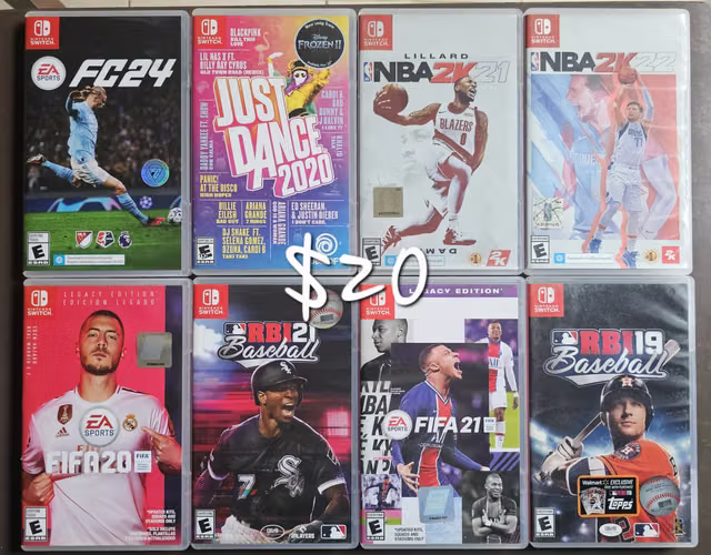 Juegos de PS5 y Nintendo Switch