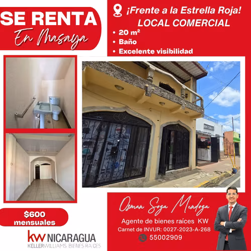  ¡Oportunidad única para tu negocio en Masaya! 