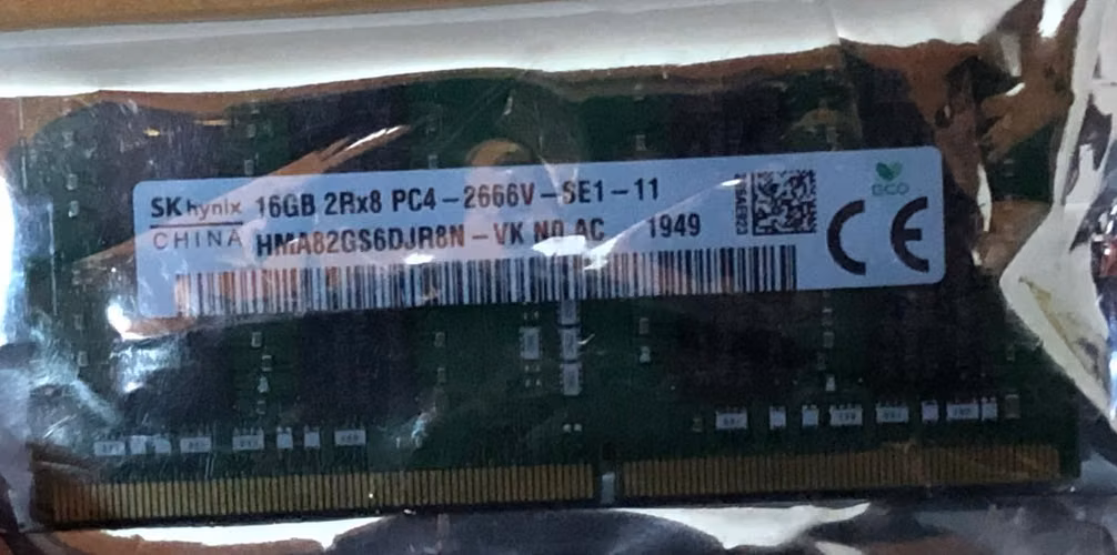 Memoria RAM de 16gb SK Hynix DDR4 para Laptops - Imagen 3