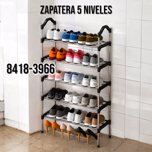 Zapatera de 5 niveles.