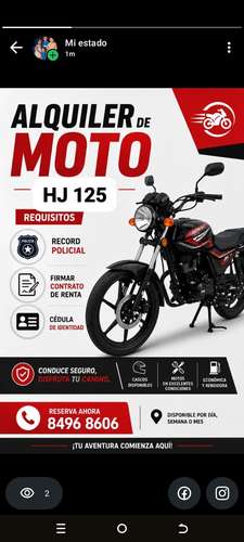 Alquiler de moto x días 