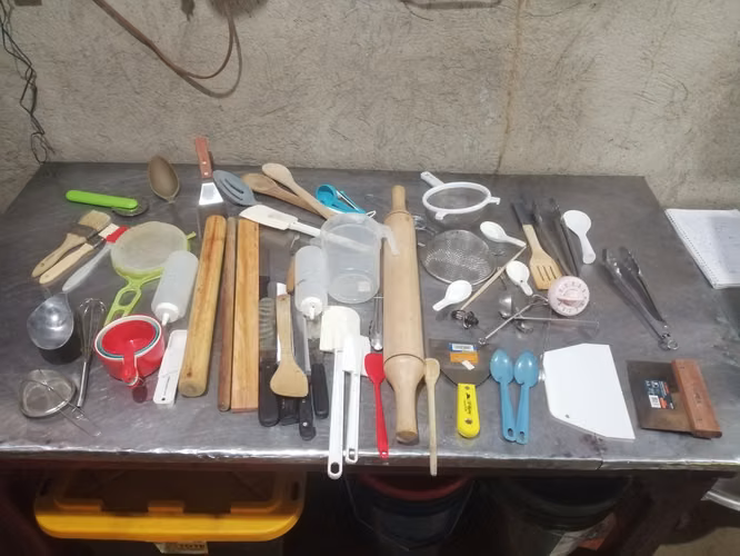 Lote Completo de Equipos y Utensilios de Panadería / Repostería (¡Listo para trabajar!)