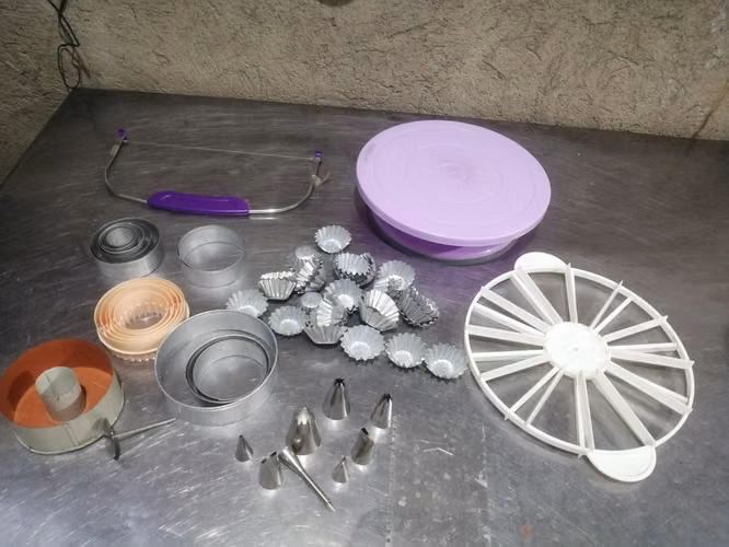 Lote Completo de Equipos y Utensilios de Panadería / Repostería (¡Listo para trabajar!)